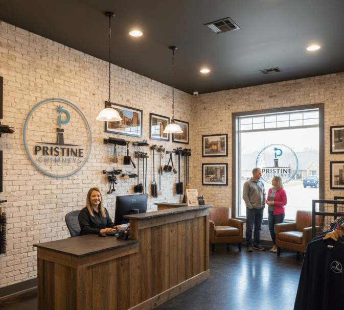 Pristine Chimneys professional office interior in Houston